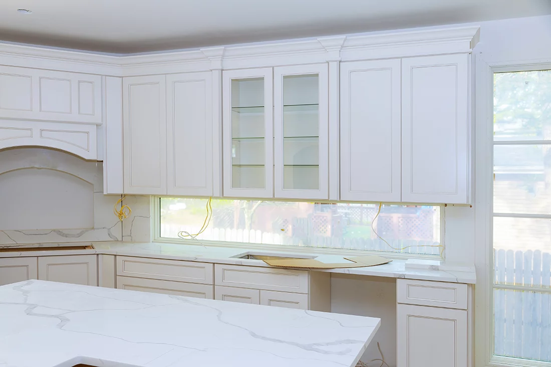 Kitchen cabinets after kitchen renovation in charlotte by Jireh Remodeling
